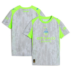 Manchester City Youth 2025/26 Third Replica Jersey Green/Neon Green - Puma cheap