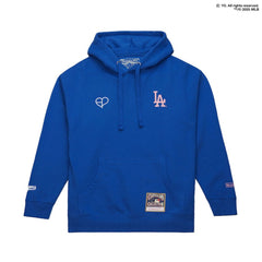 Los Angeles Dodgers Mitchell & Ness x BLACKPINK Pullover Hoodie - Royal - Limited Edition Hoodies