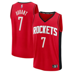 Kevin Durant Houston Rockets Fast Break Replica Player Jersey Icon Edition Red - Fanatics