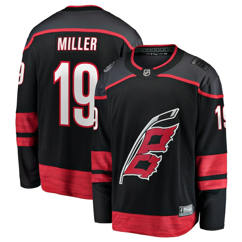 K'Andre Miller Carolina Hurricanes Fanatics Home Breakaway Jersey - Black | US 203286197