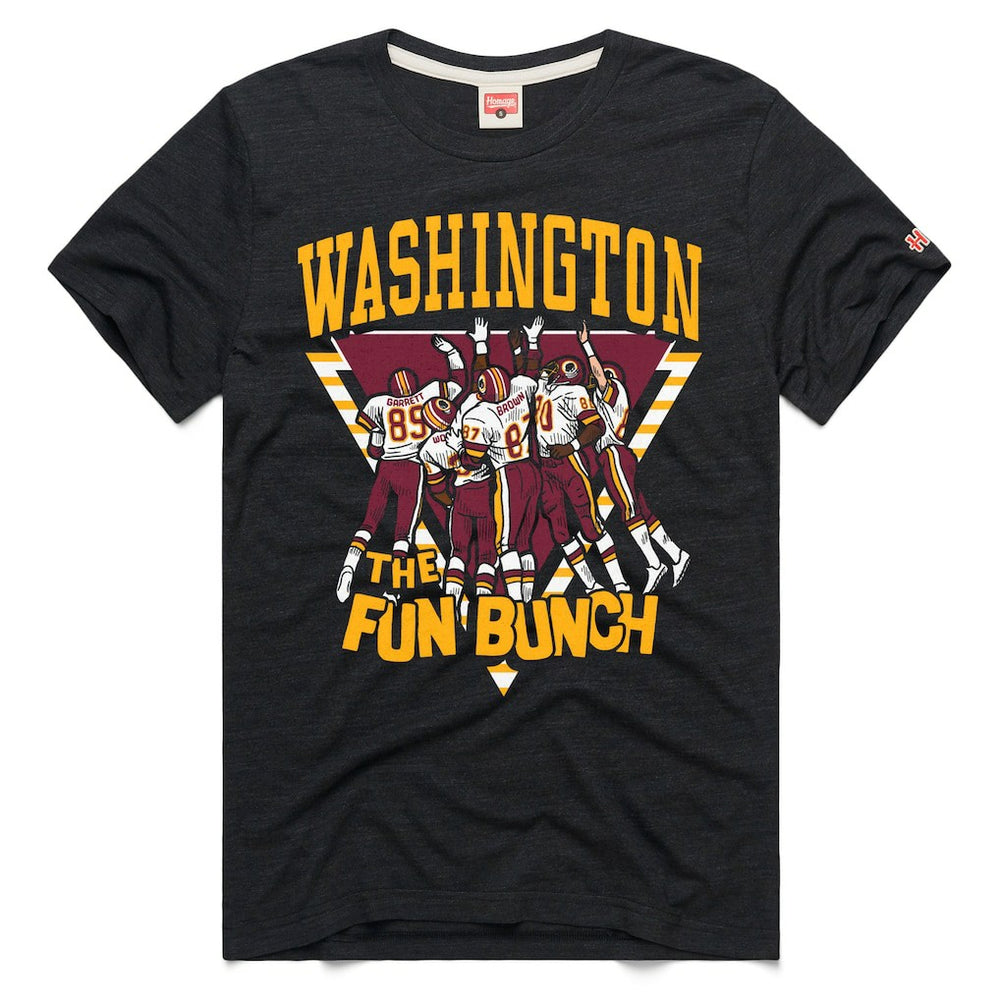 Washington Commanders Homage The Fun Bunch Tri-Blend T-Shirt - Charcoal T-shirts