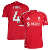 Virgil van Dijk Liverpool 2025/26 Home Jersey Red - Adidas sale