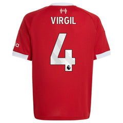 Virgil van Dijk Liverpool Youth 2025/26 Home Replica Jersey Red - Adidas outlet