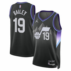 Ace Bailey Utah Jazz Jordan Brand Unisex Swingman Player Jersey Statement Edition Black