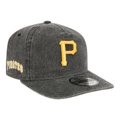 Pittsburgh Pirates New Era Denim Classic 19TWENTY Adjustable Hat - Black Hats