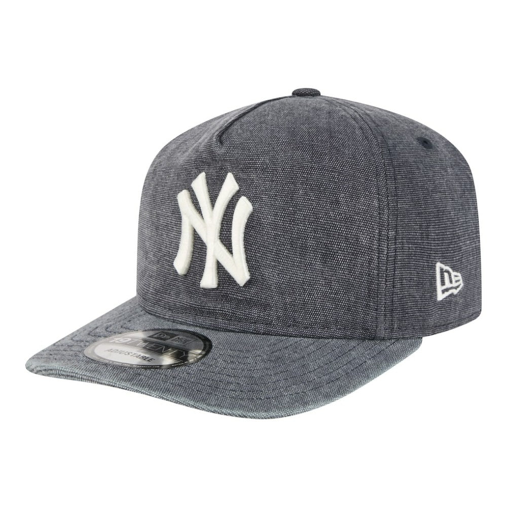 New York Yankees New Era Denim Classic 19TWENTY Adjustable Hat - Navy Heather Hats