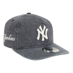 New York Yankees New Era Denim Classic 19TWENTY Adjustable Hat - Navy Heather Hats
