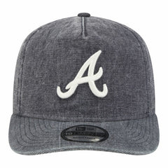 Atlanta Braves New Era Denim Classic 19TWENTY Adjustable Hat - Navy Heather Hats