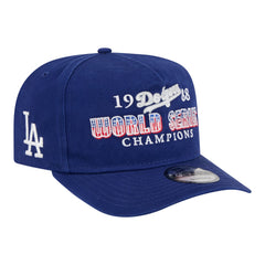 Los Angeles Dodgers New Era 1988 World Series Champions Throwback 9FIFTY A-Frame Snapback Hat - Royal Hats