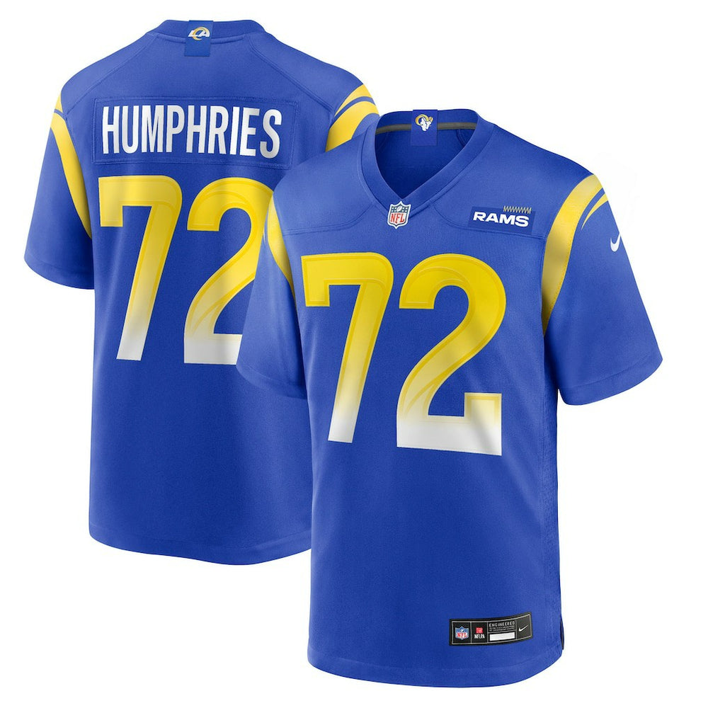 D.J. Humphries Los Angeles Rams Team Game Jersey - Royal Jerseys
