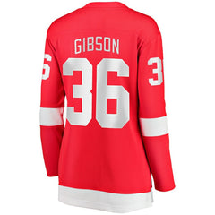John Gibson Detroit Red Wings Fanatics Women's Home Breakaway Jersey - Red | US 203292090
