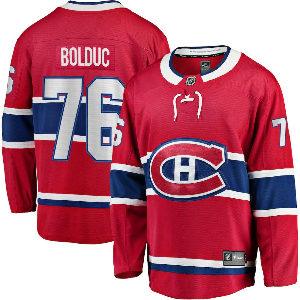 Zack Bolduc Montreal Canadiens Fanatics Home Breakaway Jersey - Red | US 203292095
