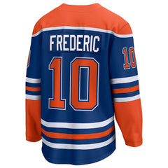 Trent Frederic Edmonton Oilers Fanatics Home Breakaway Jersey - Royal | US 203292111