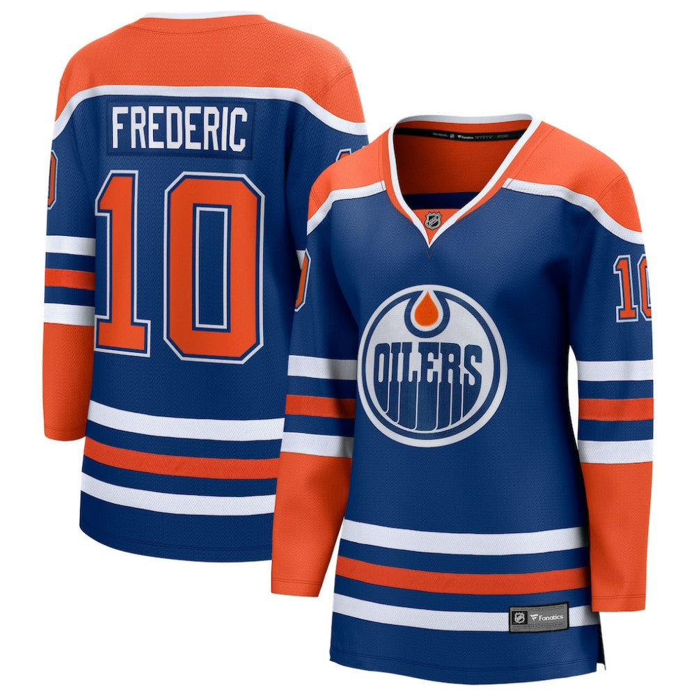 Trent Frederic Edmonton Oilers Fanatics Women's Home Breakaway Jersey - Royal | US 203292112