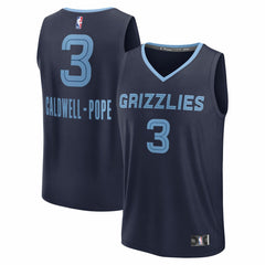 Kentavious Caldwell-Pope Memphis Grizzlies Fast Break Replica Player Jersey Icon Edition Navy - Fanatics