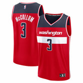 CJ McCollum Washington Wizards Fast Break Replica Player Jersey Icon Edition Red - Fanatics