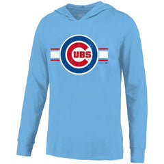 Pete Crow-Armstrong Chicago Cubs Majestic Threads Lightweight Name & Number Hoodie - Light Blue Hoodies