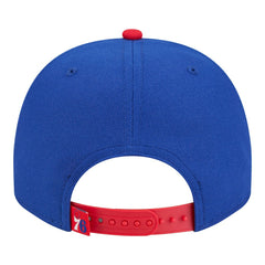 Philadelphia 76ers Injection Cartoon Logo A-Frame 9FIFTY Adjustable Hat Royal - New Era