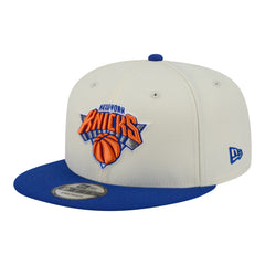 New York Knicks Injection Localized 9FIFTY Snapback Hat White - New Era