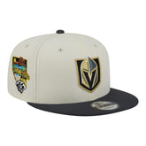 Vegas Golden Knights New Era Injection Localized Two-Tone 9FIFTY Snapback Hat - White/Charcoal | US 203293136