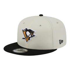 Pittsburgh Penguins New Era Injection Localized Two-Tone 9FIFTY Snapback Hat - White/Black | US 203293141