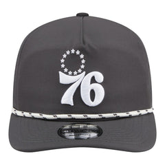 Philadelphia 76ers Tonal Rope 19TWENTY Adjustable Hat Graphite - New Era