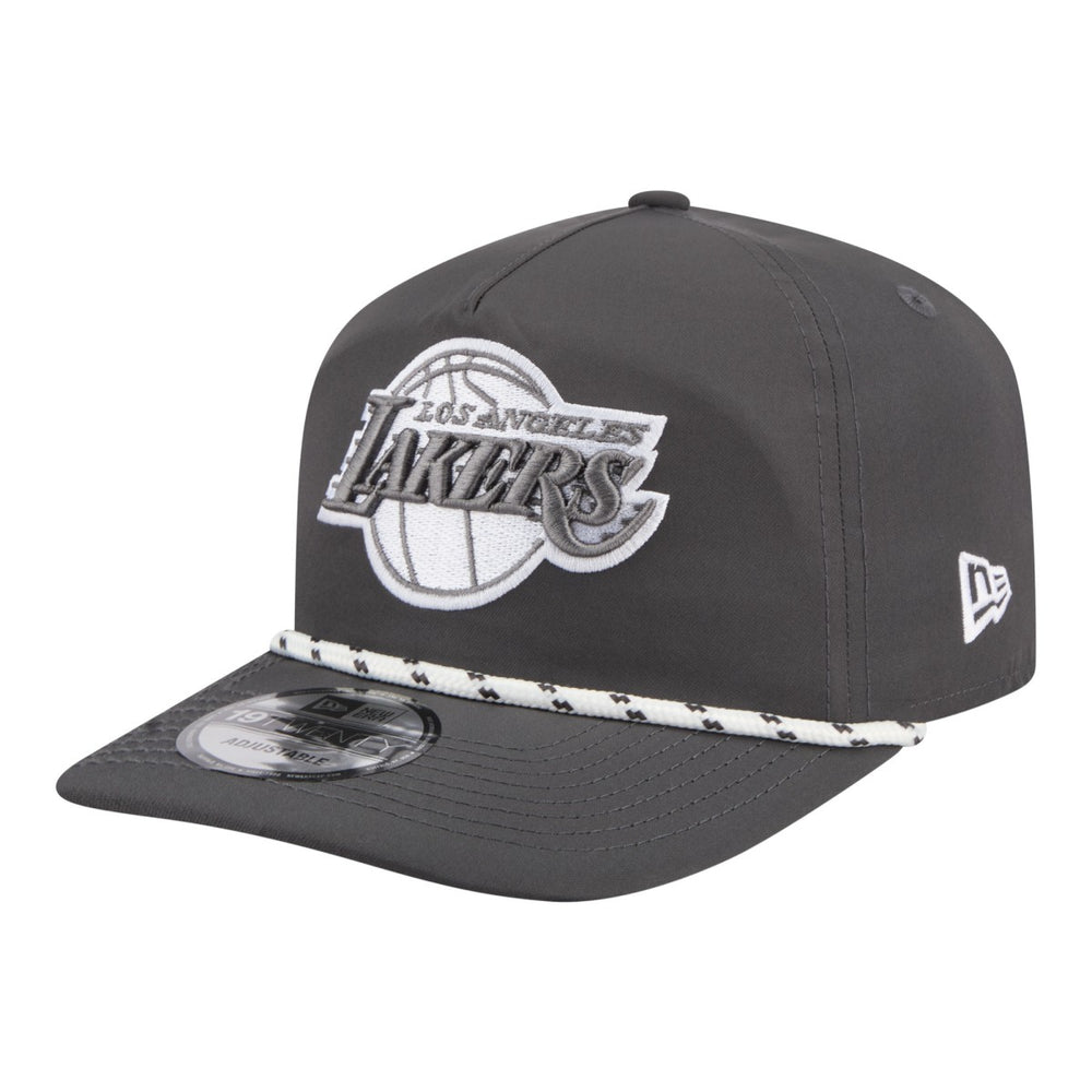 Los Angeles Lakers Tonal Rope 19TWENTY Adjustable Hat Graphite - New Era