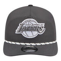 Los Angeles Lakers Tonal Rope 19TWENTY Adjustable Hat Graphite - New Era
