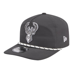 Milwaukee Bucks Tonal Rope 19TWENTY Adjustable Hat Graphite - New Era