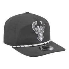Milwaukee Bucks Tonal Rope 19TWENTY Adjustable Hat Graphite - New Era