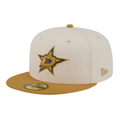 Dallas Stars New Era Colorpack Two-Tone 59FIFTY Fitted Hat - Cream/Tan | US 203294175