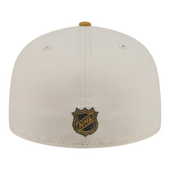 Chicago Blackhawks New Era Colorpack Two-Tone 59FIFTY Fitted Hat - Cream/Tan | US 203294177