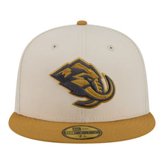 Utah Mammoth New Era Colorpack Two-Tone 59FIFTY Fitted Hat - Cream/Tan | US 203294185