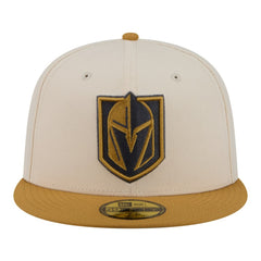 Vegas Golden Knights New Era Colorpack Two-Tone 59FIFTY Fitted Hat - Cream/Tan | US 203294188
