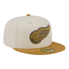 Detroit Red Wings New Era Colorpack Two-Tone 59FIFTY Fitted Hat - Cream/Tan | US 203294198