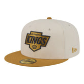 Los Angeles Kings New Era Colorpack Two-Tone 59FIFTY Fitted Hat - Cream/Tan | US 203294201