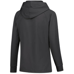 Connor Bedard Chicago Blackhawks Levelwear Women's Impression Name & Number Raglan Hoodie - Charcoal | US 203294810