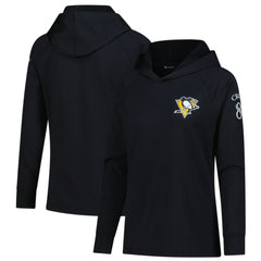 Sidney Crosby Pittsburgh Penguins Levelwear Women's Impression Name & Number Raglan Hoodie - Black | US 203294811