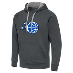 Orlando Magic Antigua New Logo Victory Pullover Hoodie Charcoal outlet