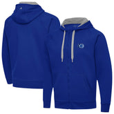 Orlando Magic Antigua New Logo Victory Full-Zip Hooded Sweatshirt Royal