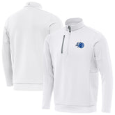 Orlando Magic Antigua New Logo Generation Quarter-Zip Pullover Top White - New Era