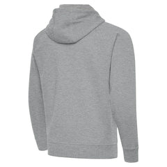 Orlando Magic Antigua New Logo Tall Victory Full-Zip Hooded Sweatshirt Heather Gray