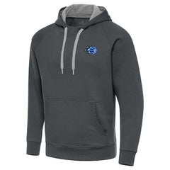Orlando Magic Antigua New Logo Victory Pullover Hoodie Charcoal