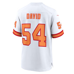 Lavonte David '76 Tampa Bay Buccaneers 50th Season Game Jersey - White Jerseys