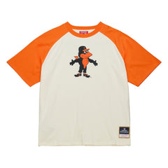 Baltimore Orioles Mitchell & Ness Women's Boyfriend Raglan T-Shirt - Cream T-shirts