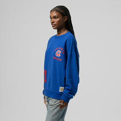Atlanta Braves Mitchell & Ness Women's Cooperstown Collection Crewneck Sweatshirt - Royal Sweatshirts