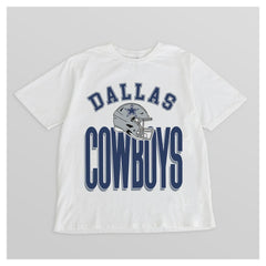 Dallas Cowboys Gameday Couture Women's Oversized Classic Fierce Focus T-Shirt - White T-shirts