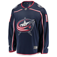 Miles Wood Columbus Blue Jackets Fanatics Home Breakaway Jersey - Navy | US 203322874
