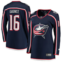 Brendan Gaunce Columbus Blue Jackets Fanatics Women's Home Breakaway Jersey - Navy | US 203322902