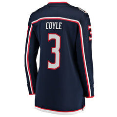 Charlie Coyle Columbus Blue Jackets Fanatics Women's Home Breakaway Jersey - Navy | US 203322903